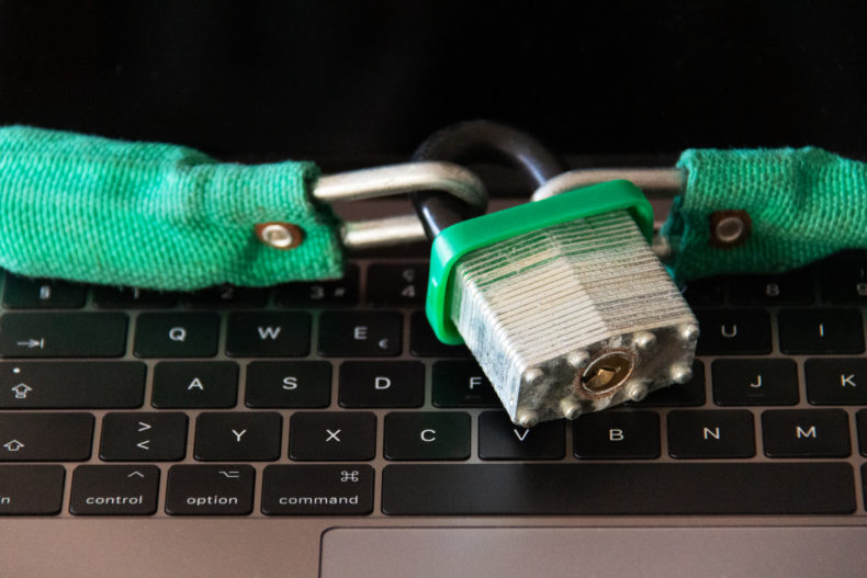 un cadenas de sécurité