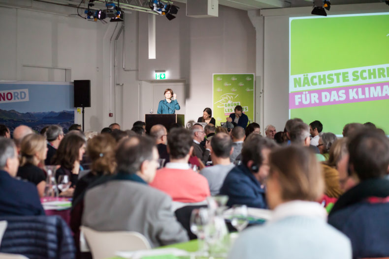 Regula Rytz lors de son discours présidentiel